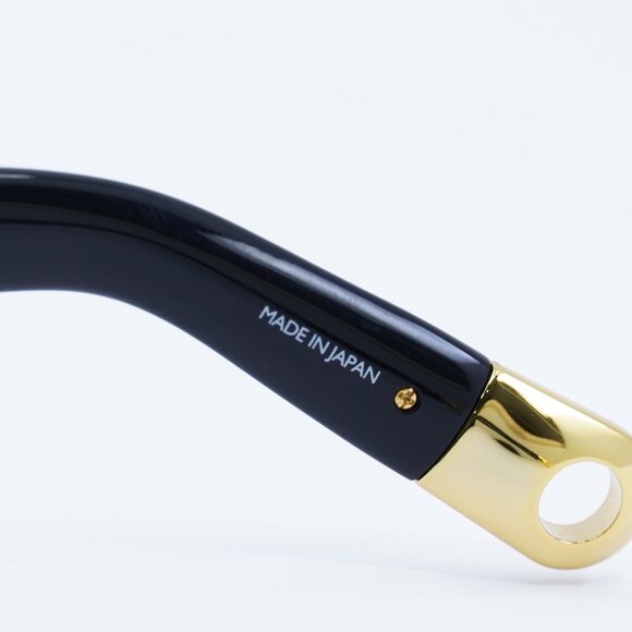 Jacquemus COLAPSO JAC/15 C1 Sunglasses Black Geometric Frame, Brown Lenses - Picture 9 of 10